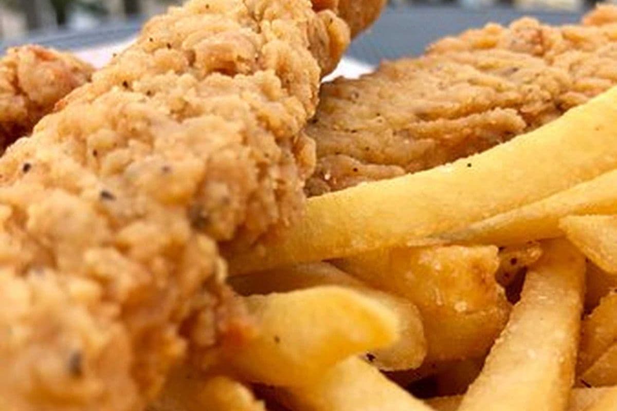 Chicken Fingers with French Fries (HALAL)