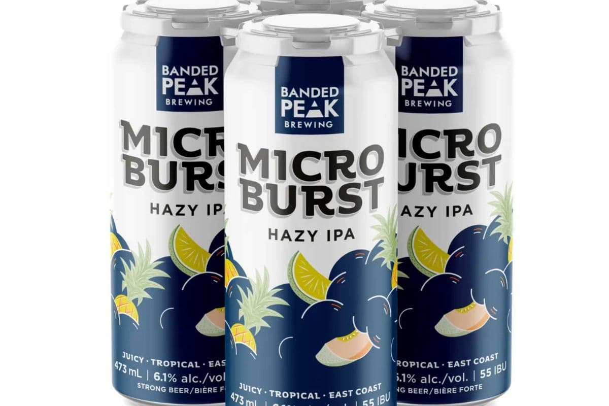 Banded Peak Microburst Hazy IPA (4 x 473 ml Cans)