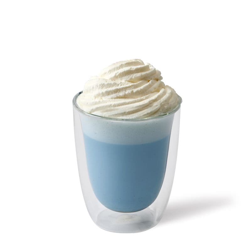 Blue Butterfly White Hot Chocolate