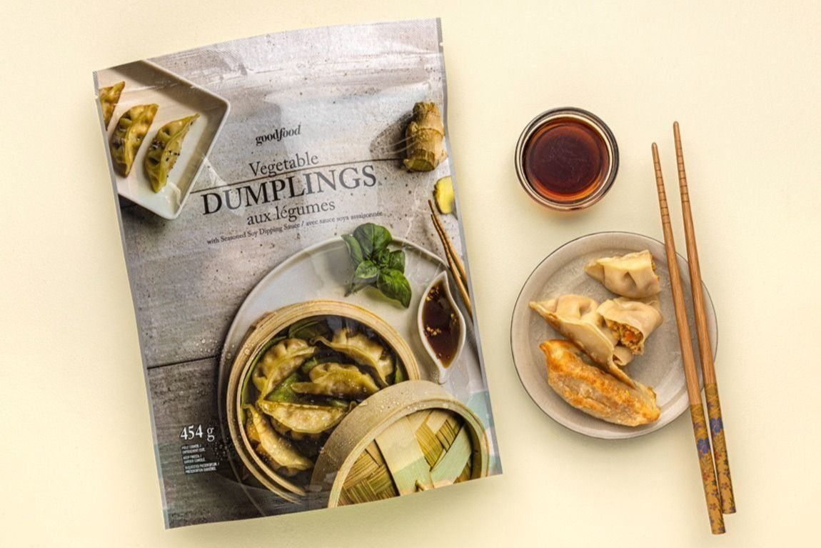 Goodfood Vegetable Dumplings with Seasoned Soy Dipping Sauce