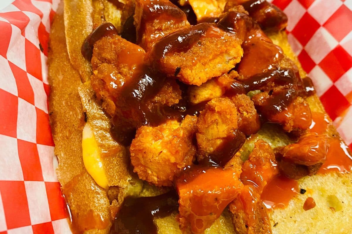 Buffalo Chicken Grilled Cheese Sandwich