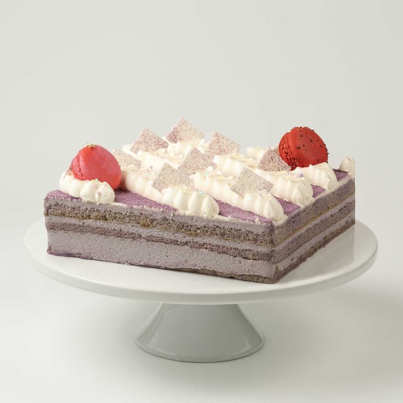 Taro Mousse Cake 8" (Whole)
