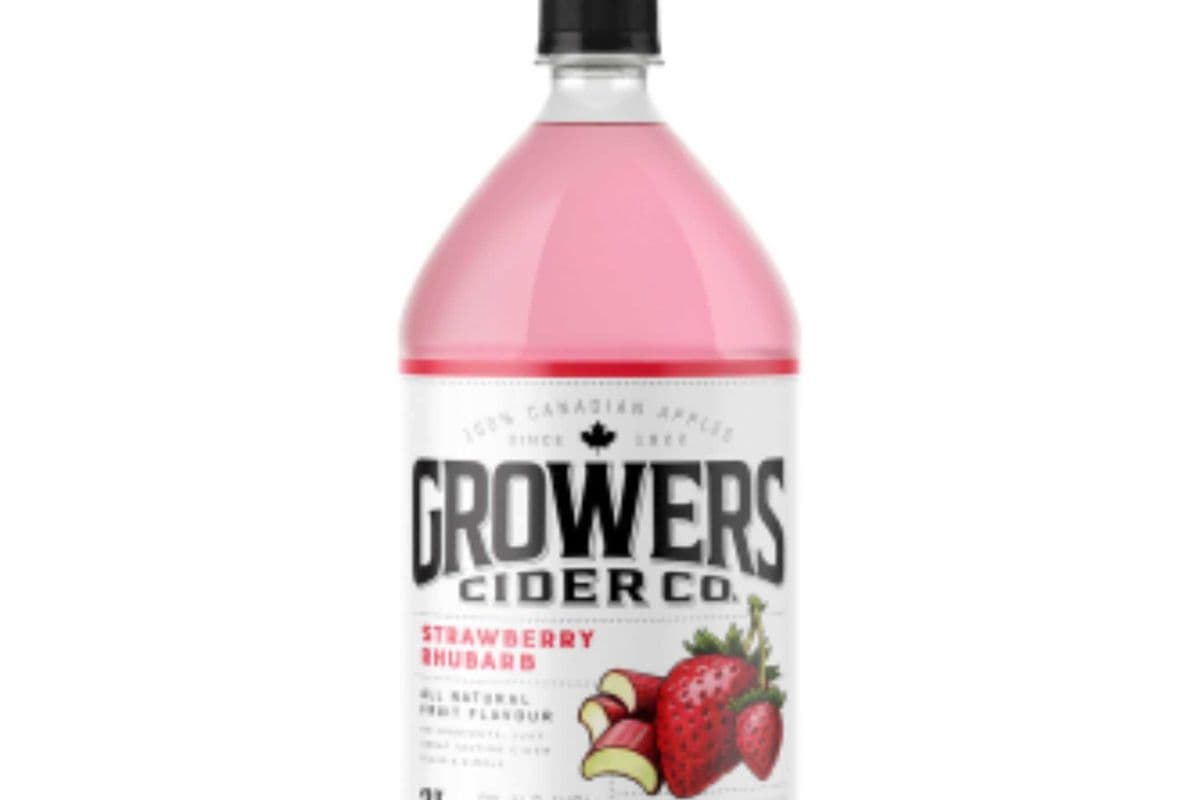 2L Growers Strawberry Rhubarb Cider (1 x 2L)