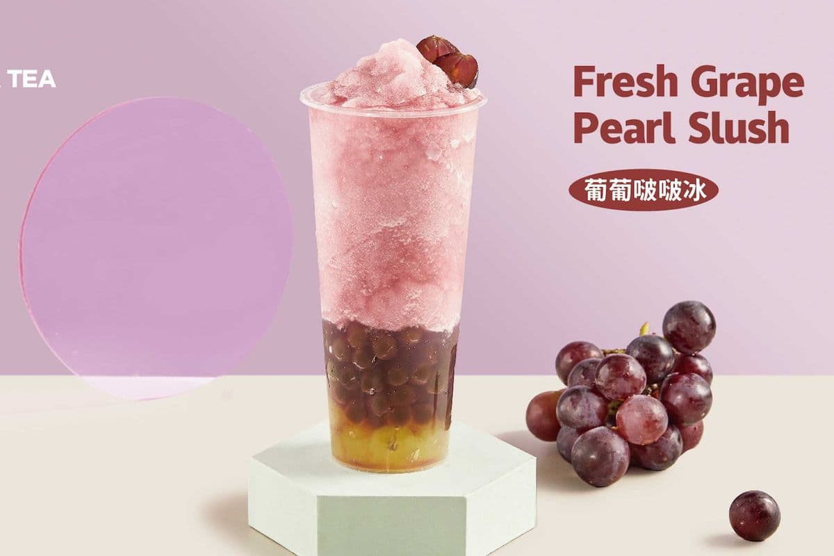 Fresh Grape Pearl Slush