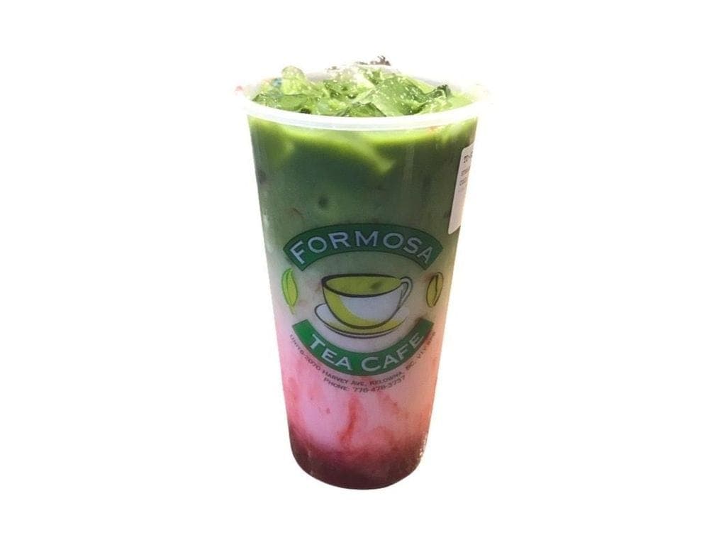 Strawberry Matcha Latte