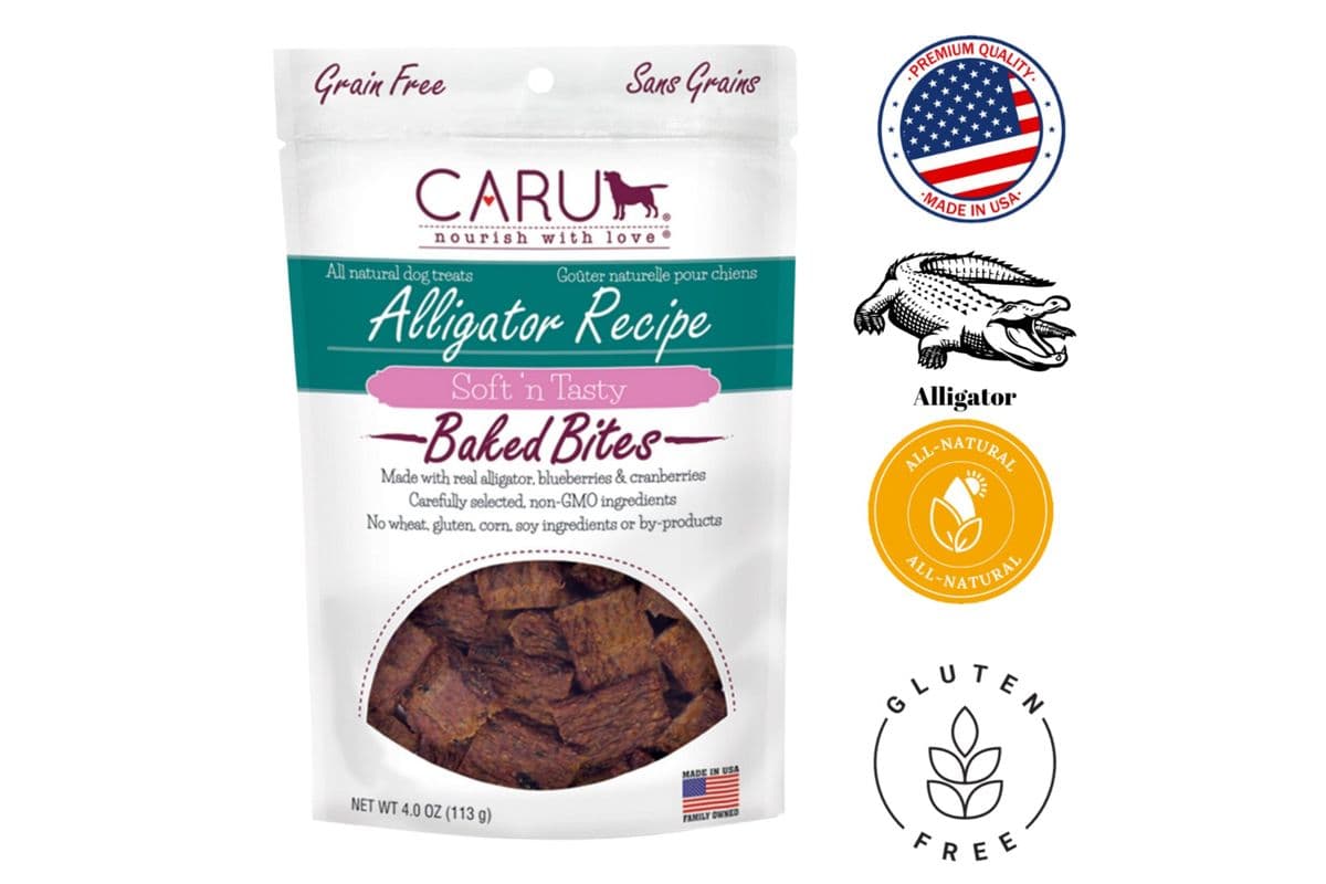 Caru - Alligator Bites for Dogs (3.75 oz)