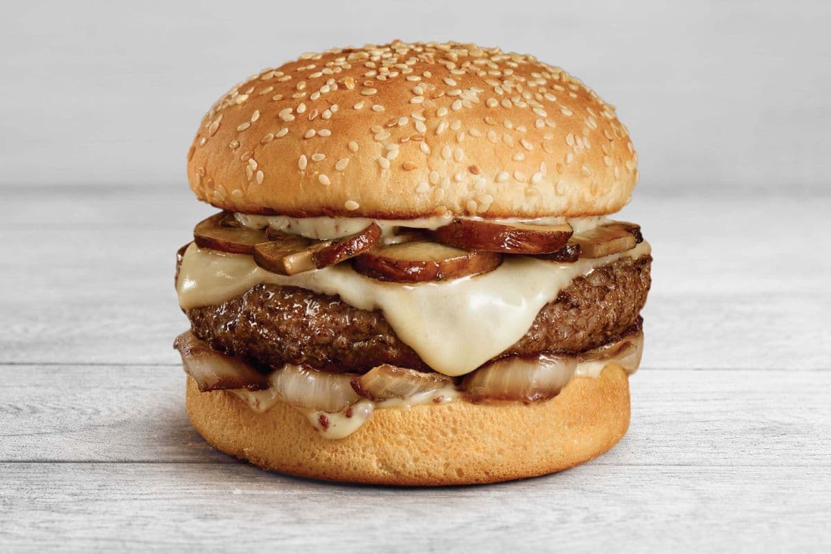 Oncle Burger mozzarella champignons / Mushroom Mozzarella Uncle Burger