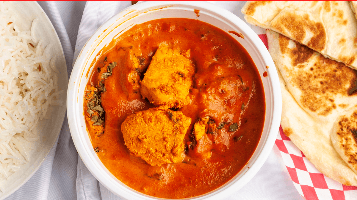 Butter Chicken Rice or Naan (LUNCH SIZE)
