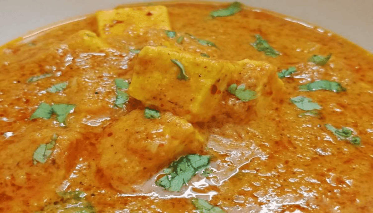 Shahi Paneer & a butter naan
