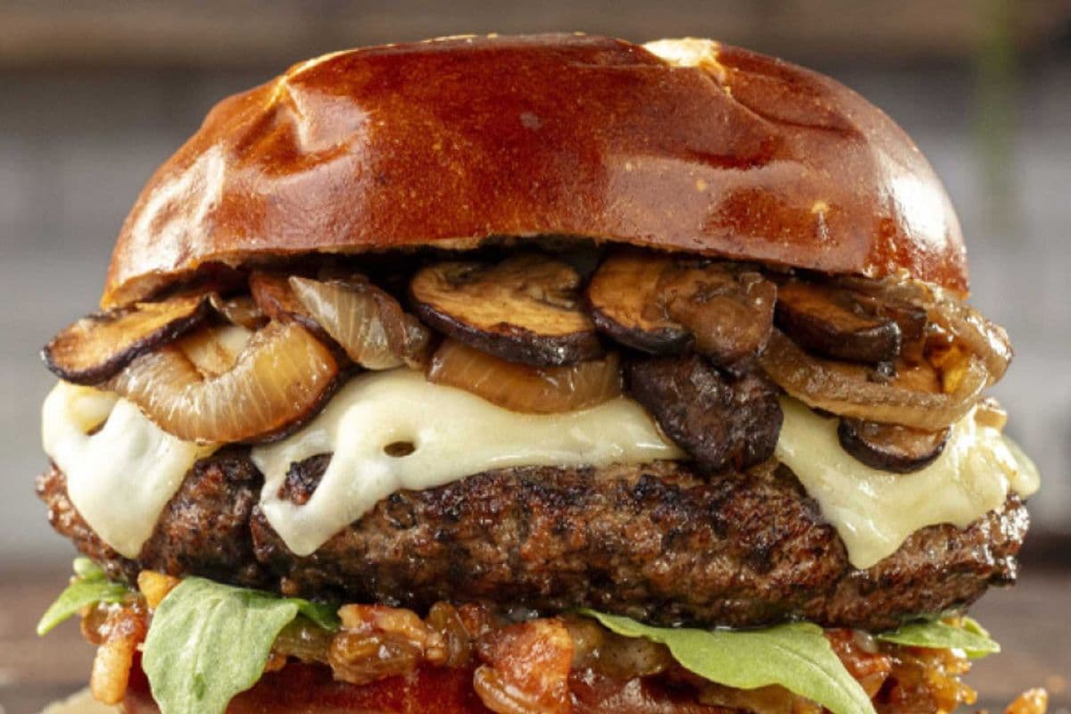 Swiss Mushroom Burger