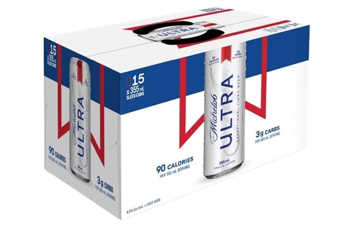 Michelob Ultra Light Lager 355ml 15pk Can