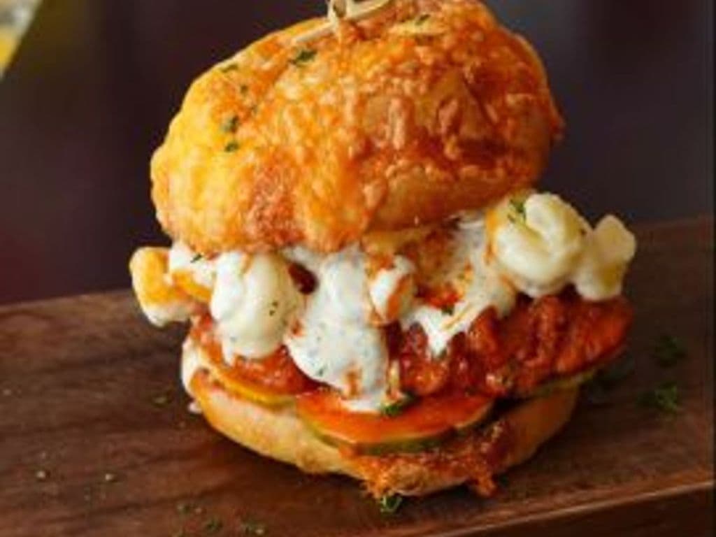 Buffalo Mac n' Cheese - October Chicken Sando of the Month