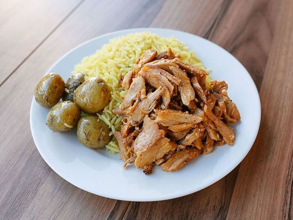 Chicken Donair Rice Plate- OO