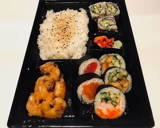 Bento maki et crevette flambé / Bento Maki and Shrimp