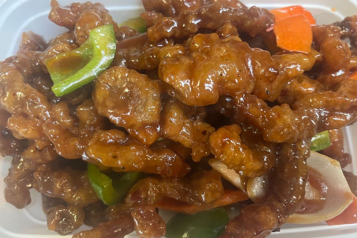 34. Szechuan Pork (Spicy)
