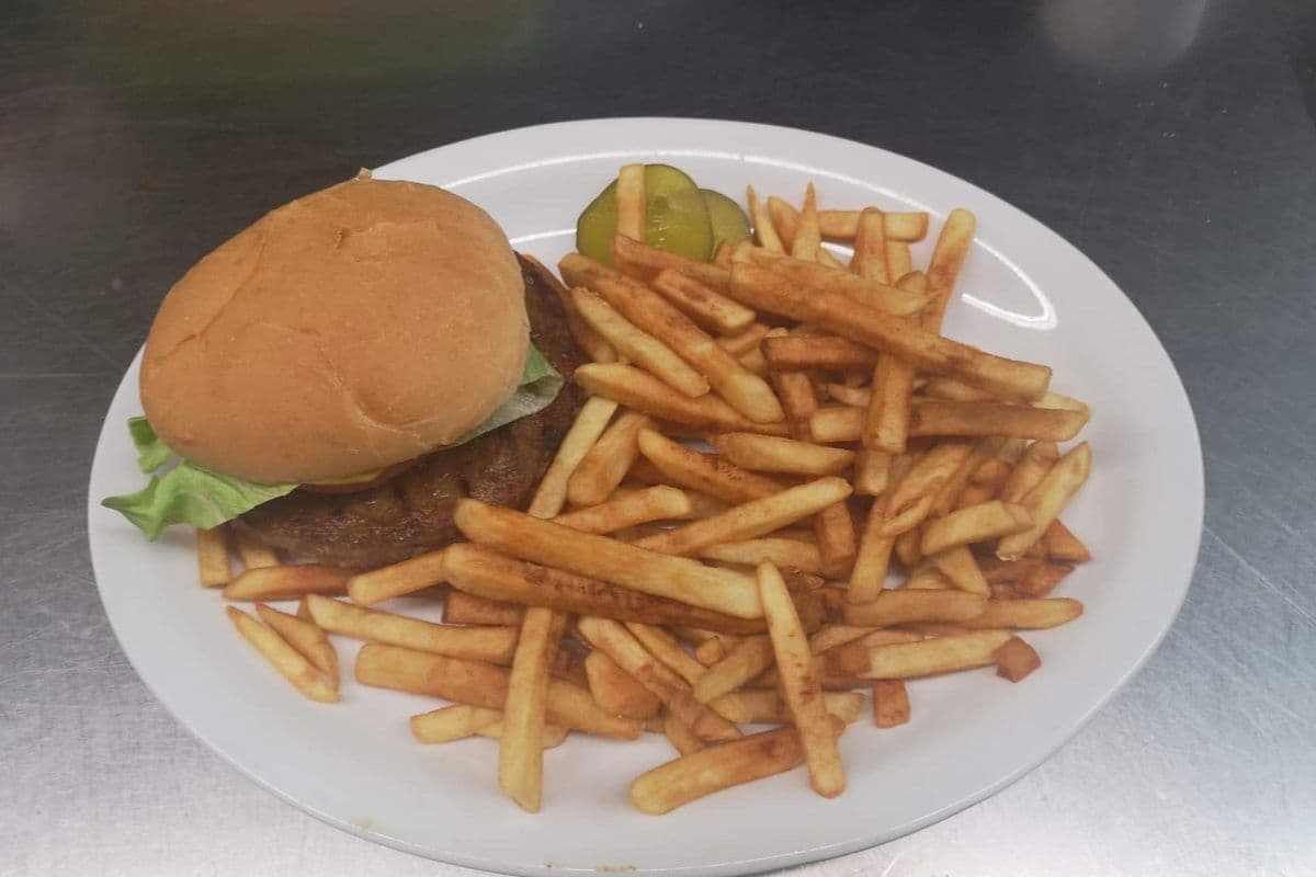Hamburger meal