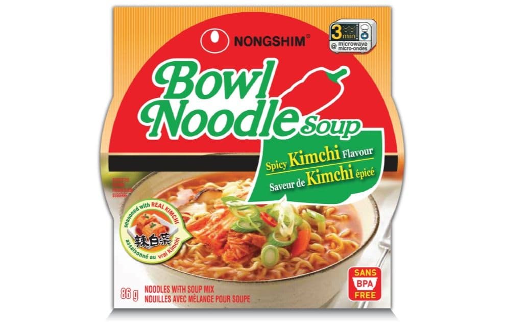 Nong Shim Bowl Noodle Soup Kimchi (86g)