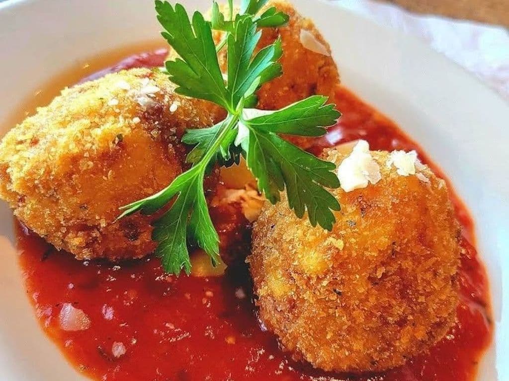 Boules croustillantes de mac & Cheese / Crispy Mac & Cheese Balls