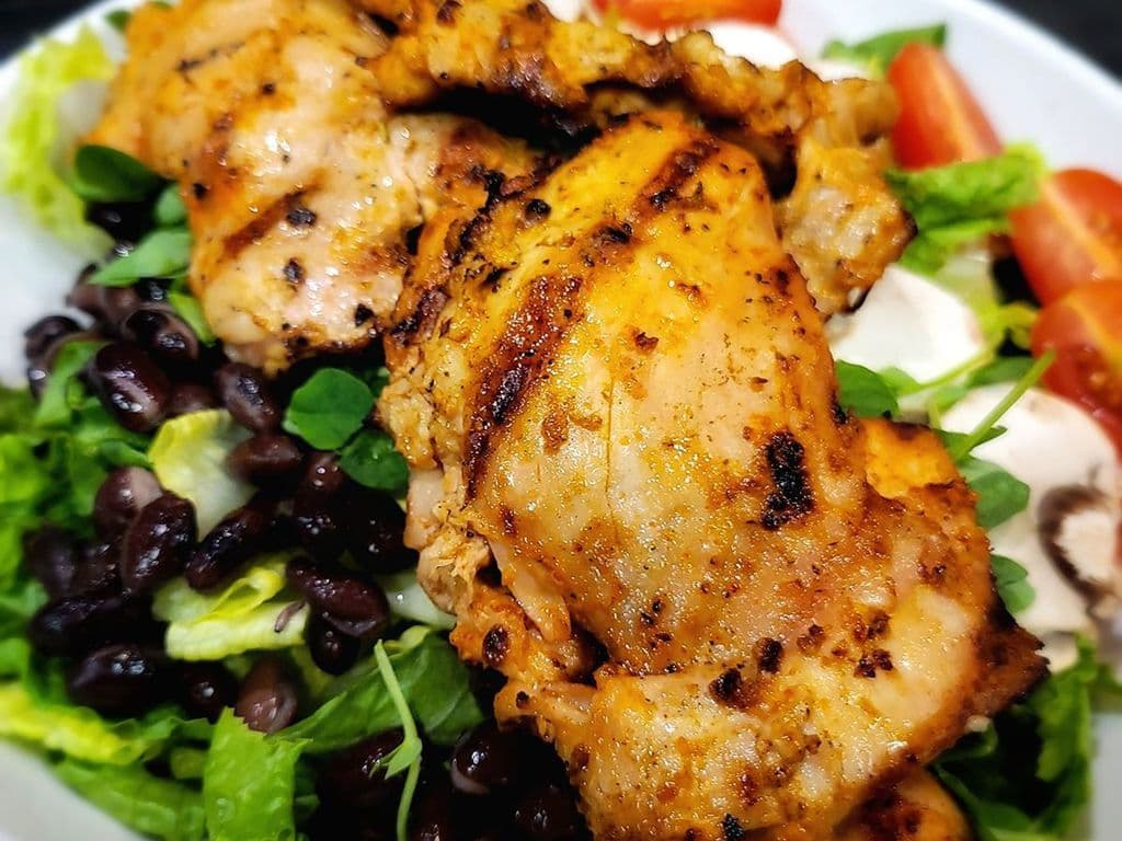 Spiced Rubbed Chicken Salad