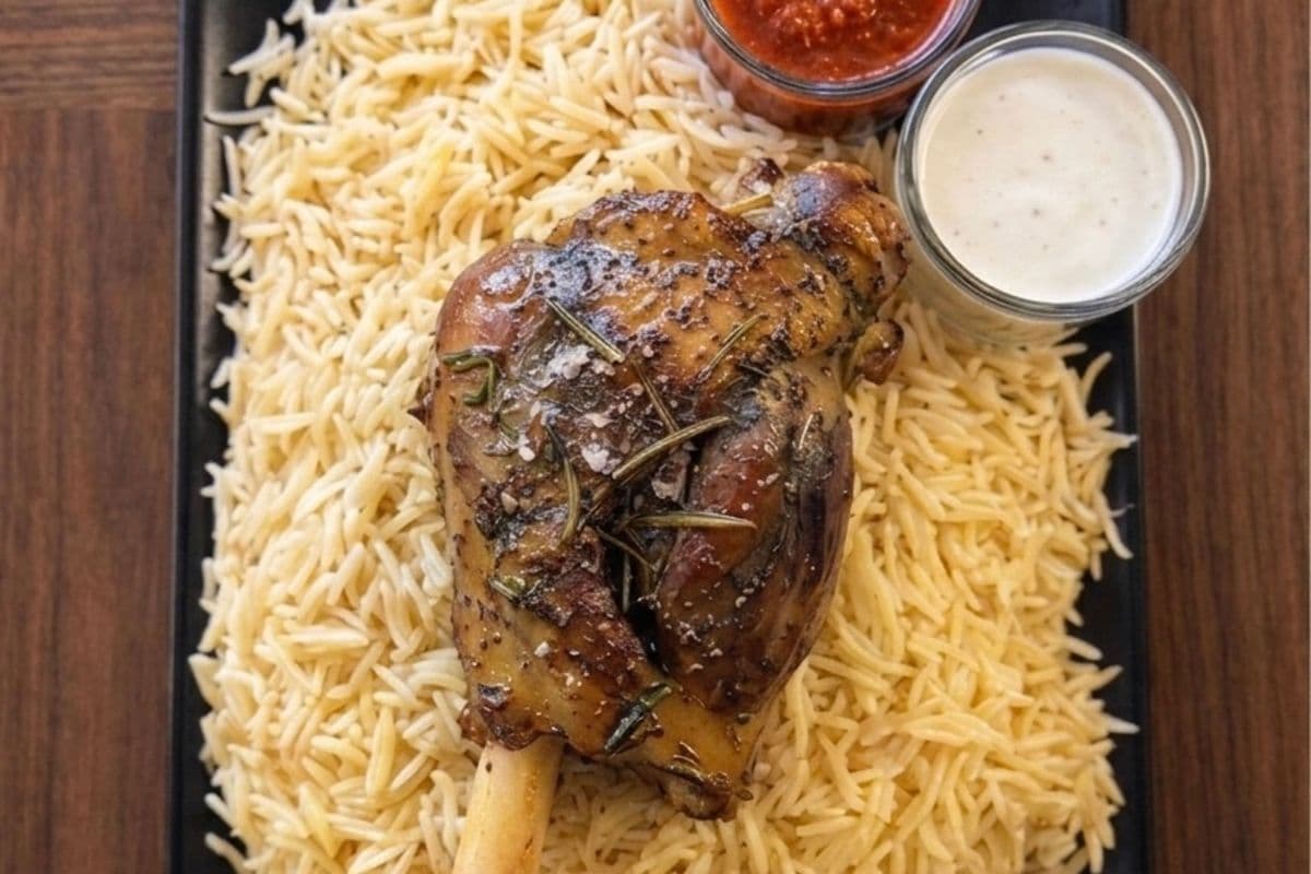 Lamb shank Mandi
