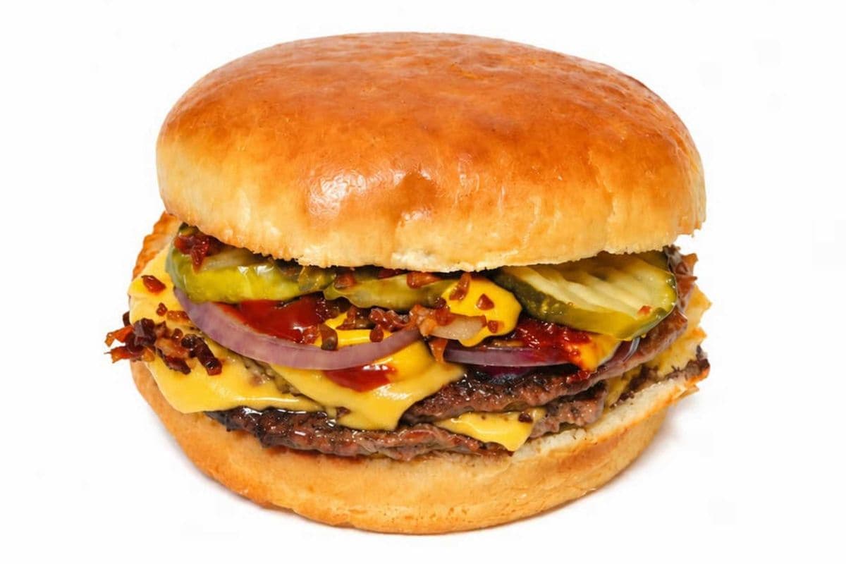 Double Bacon Cheese Slider Combo