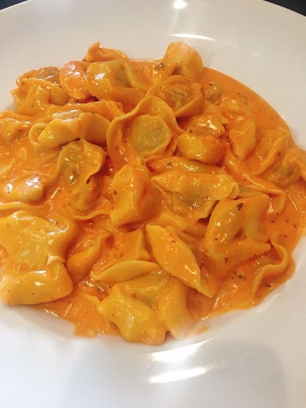 Tortellini Beef with Rose Sauce