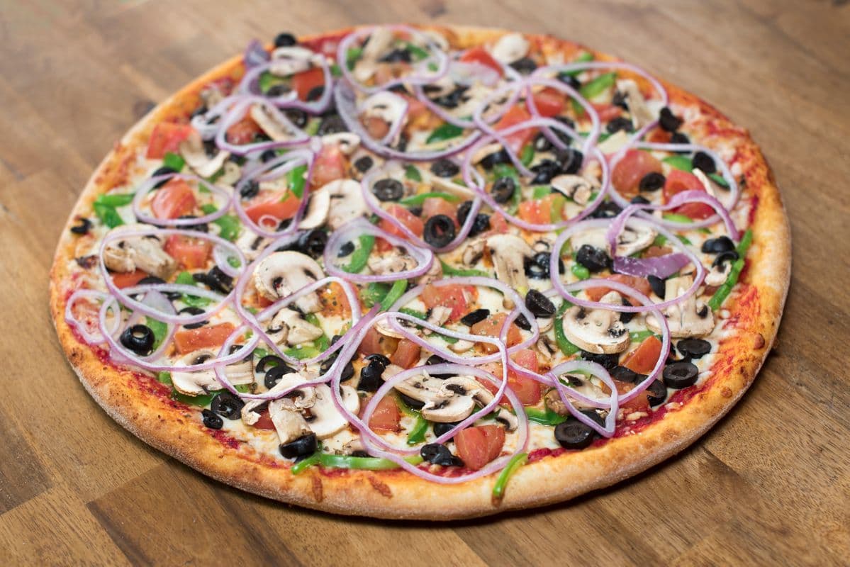 18" Jumbo Garden Vegetable Pizza
