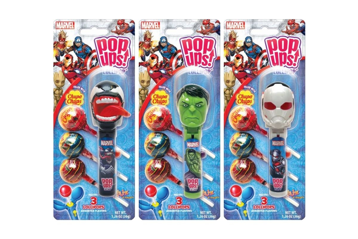 Marvel Pop Up Lollipops