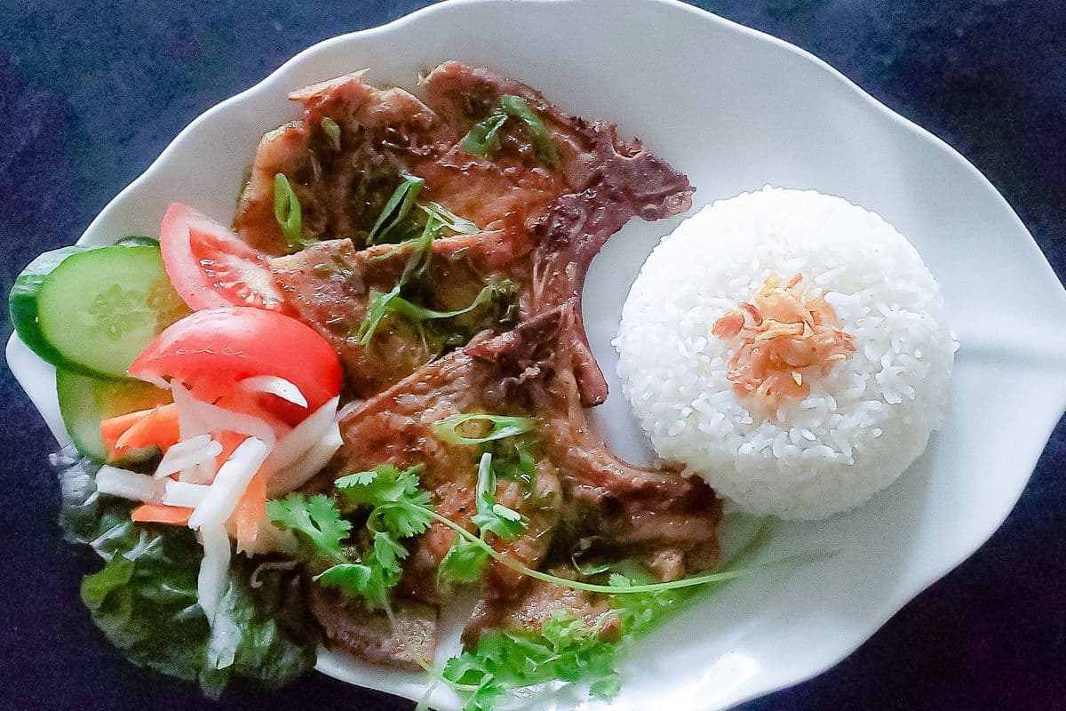 R1. Lemongrass Grilled Pork Chop (Sườn Nướng Sả)