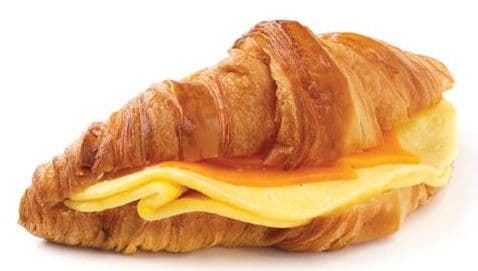 Croissant déjeuner (omelette-fromage)