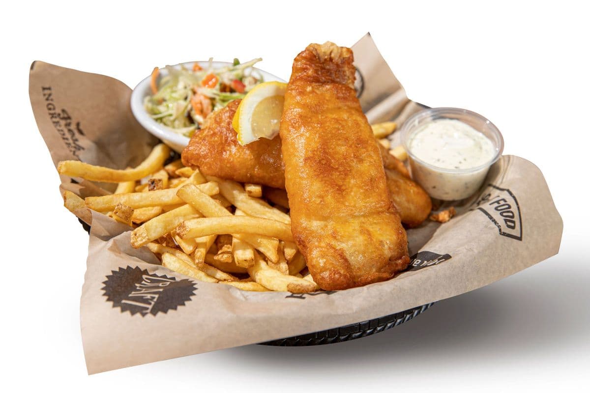 Beer-Battered Fish & Chips (1 PC)