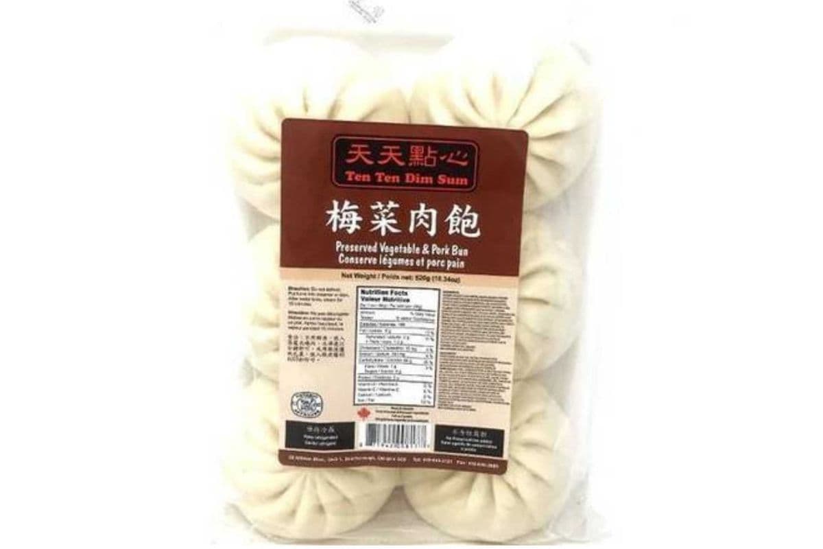 TenTenDi Sum · Preserved Vegetable & Pork Bun (520g)