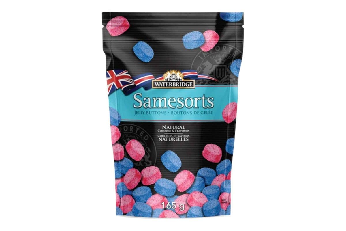 Waterbridge Samesorts (Jelly Buttons) (165g) (100 Cal)