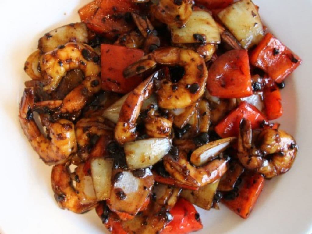 Prawns w.Black Bean Sauce