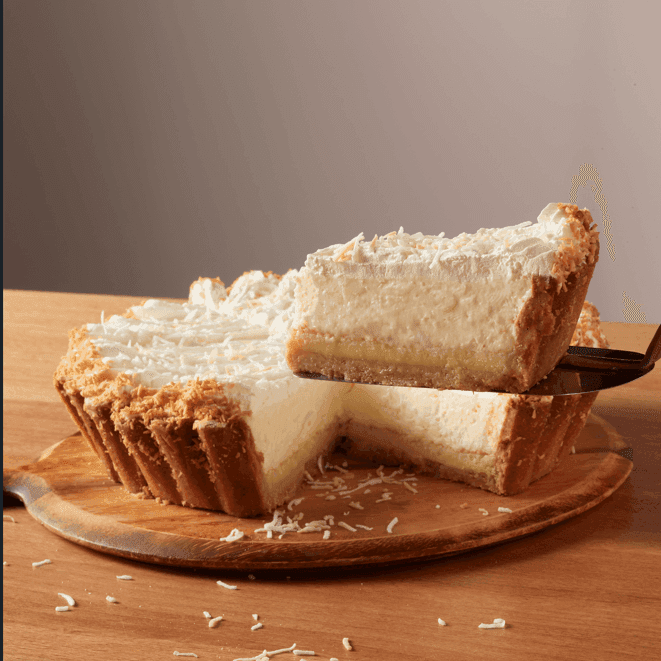 TARTE CRÉMEUSE À LA NOIX DE COCO / CREAMY COCONUT PIE