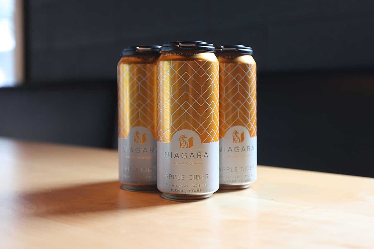 4-Pack Niagara Cider No. 1 Dry Cider (4 x 473 ml)