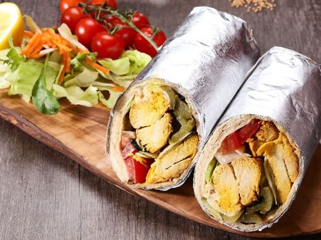 Chicken Koobideh Wrapساندویج کوبیده مرغ