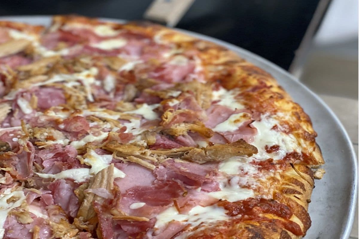 11" Wood-Fired Four Meat Pizza