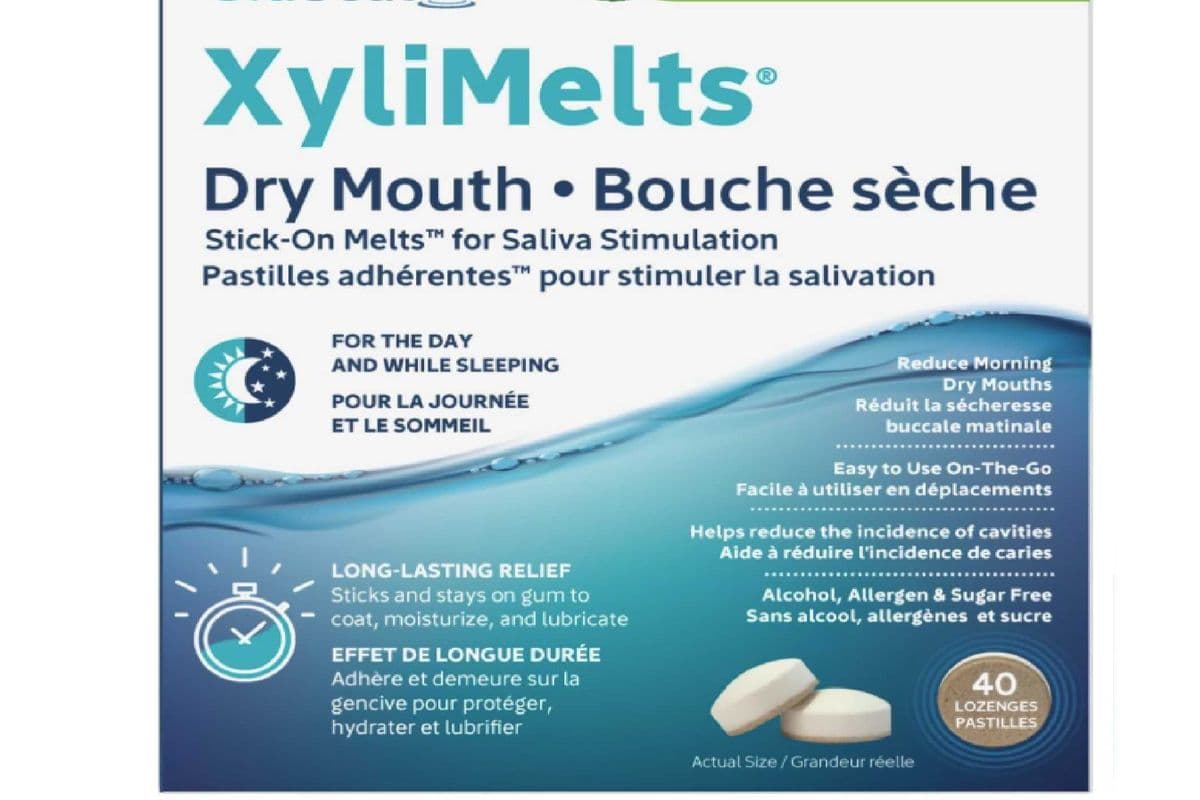 XYLIMELTS TROCHES DRY MOUTH 40 LOZENGES PACK (40 LOZENGES )