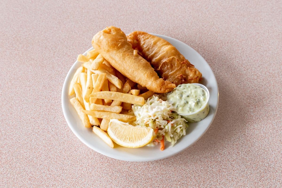 Fish and Chips (Two pcs)