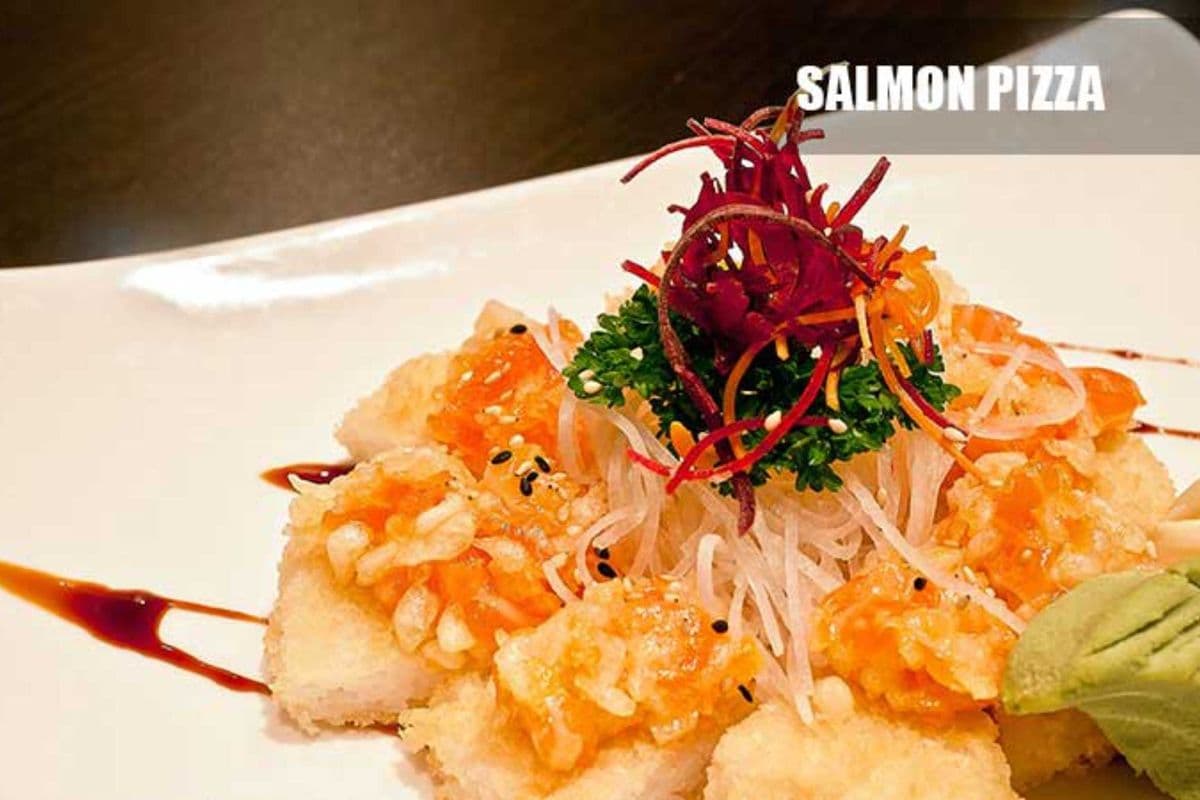 22. Salmon Sushi Pizza