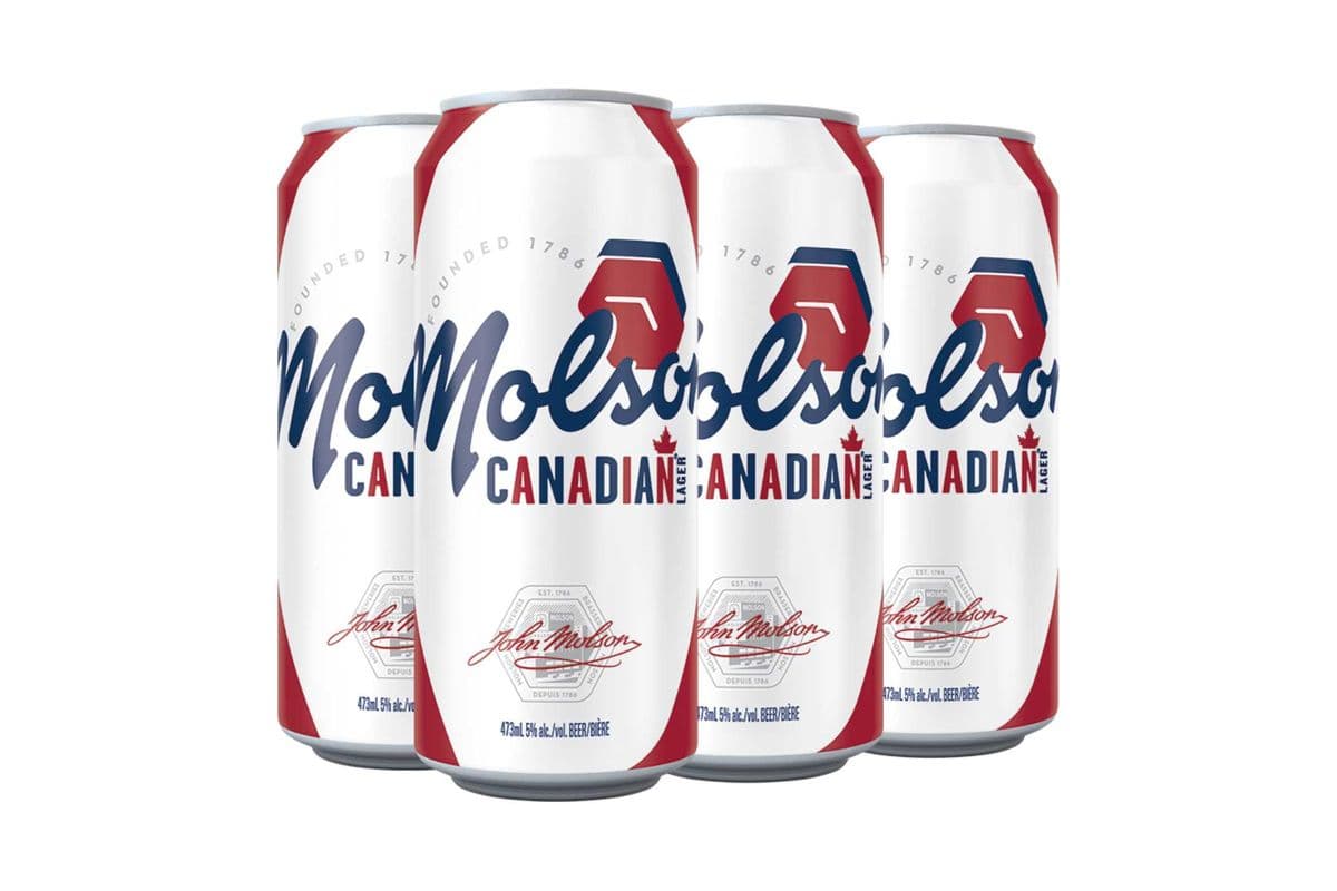 Molson Candian (4 Cans) (4 x 473 ml)