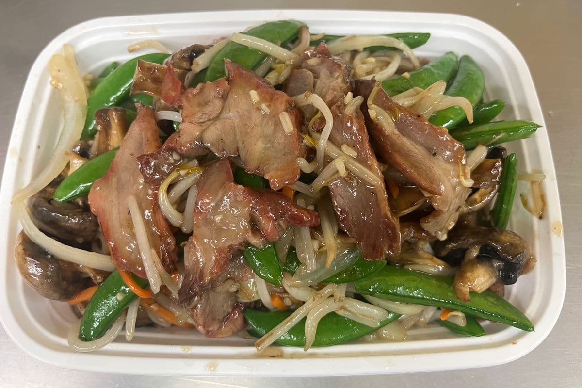 40. BBQ Pork and Pea Pods