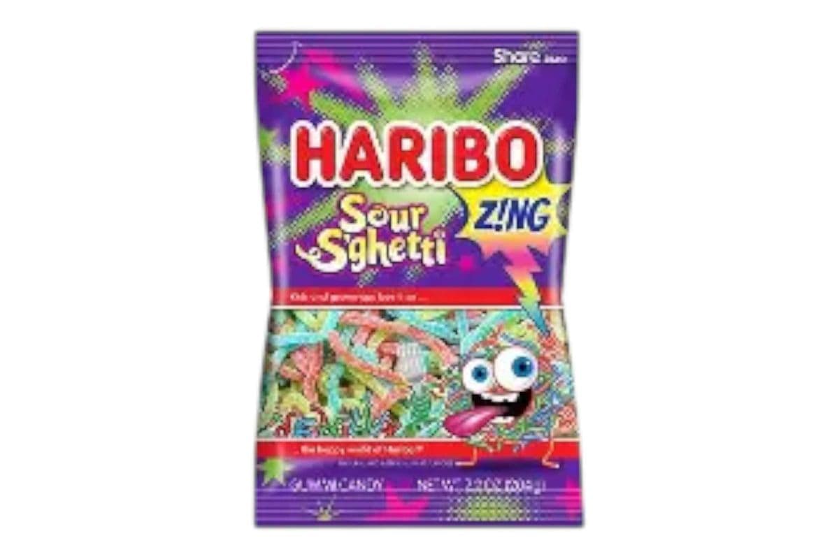 Haribo Sour S'ghetri (Zing) (142g) (110 Cal)