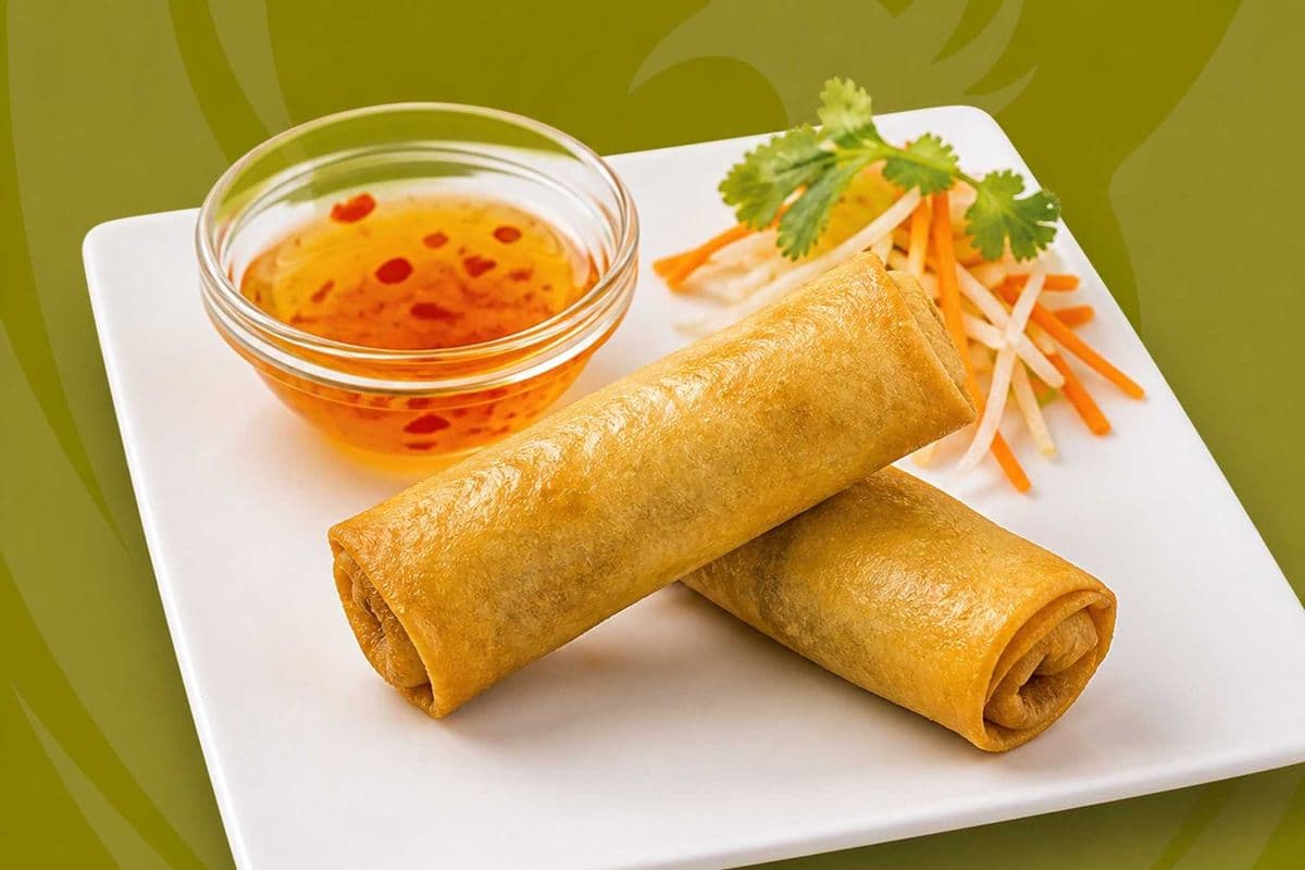 51. Spring Rolls with Vegetables - Cha Gio Chay (2 rolls)