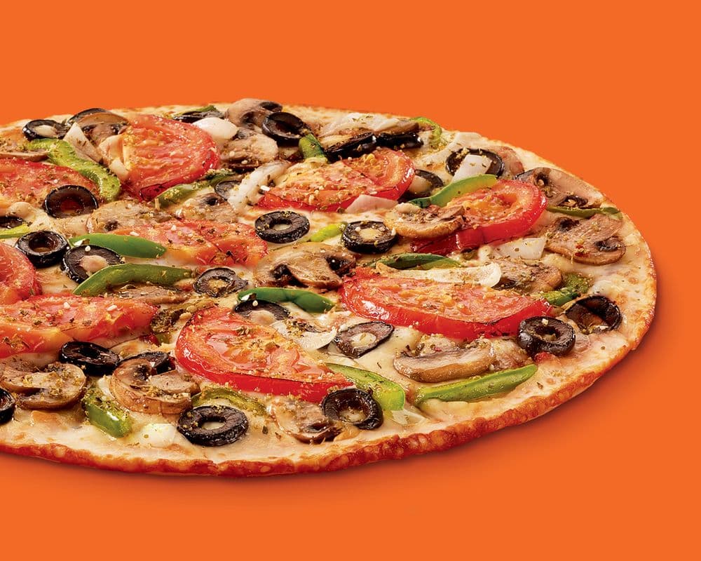 12" Medium Thin Crust Veggie Pizza