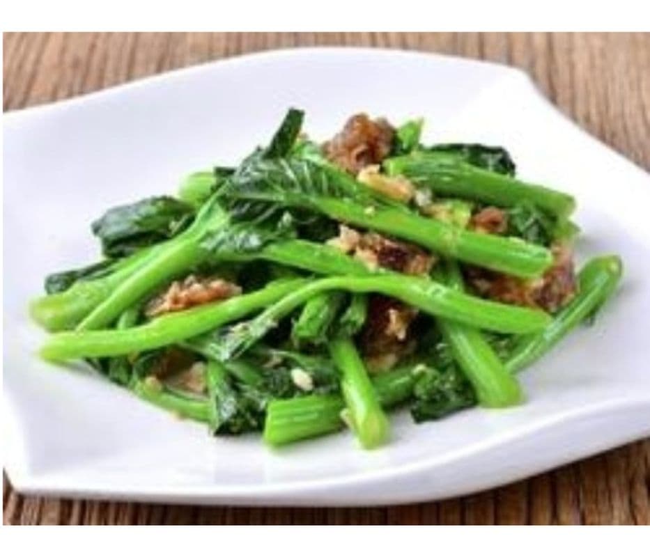 油渣菜心 Choy Sum with Pork Lard