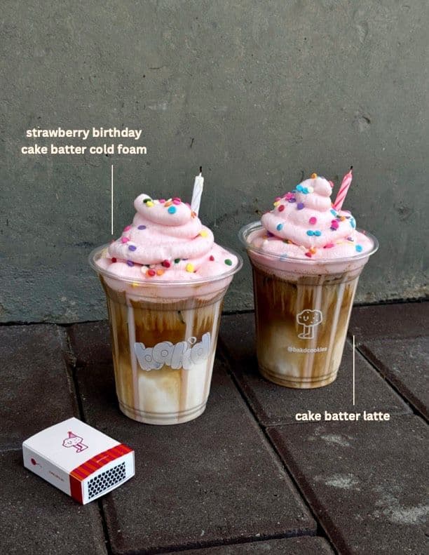 Iced BAK'D Bday Latte