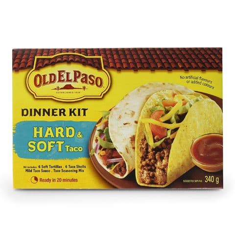 Dinner Kit Hard & Soft Taco kit