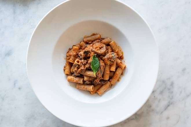 Rigatoni Bolognese (Plant-Based)